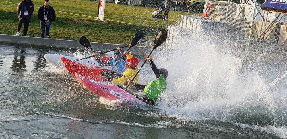 "Le bassin de Vaires-sur-Marne accueille les plus grandes compétitions de canoë. Crédits : Droits réservés"